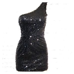 Sugar and spice one shoulder sequin dress NWT XL